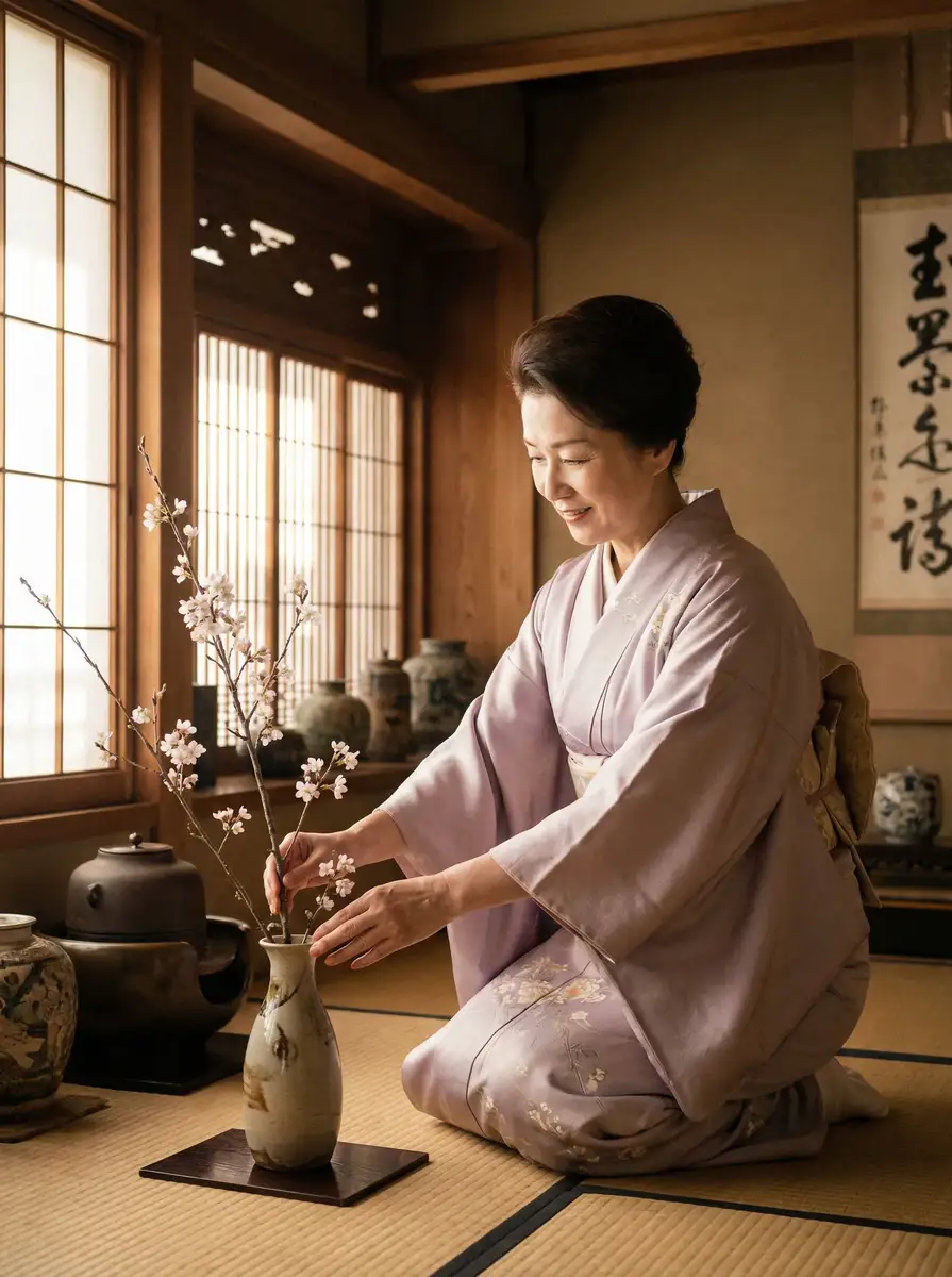 一位优雅的 黄色91-最新成人内容库|免费高清在线看|官方入口 在和室中插花